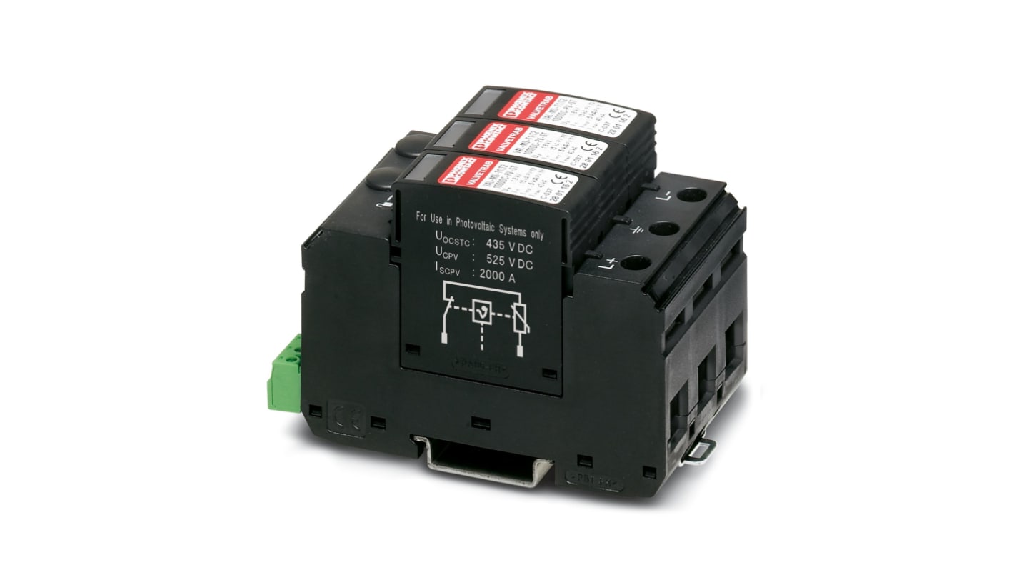 Phoenix Contact Surge Arrester, 3kV, DIN Rail Mount