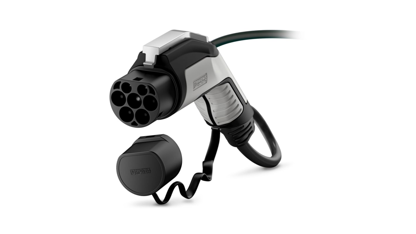 Phoenix Contact 32 A Mode 3, GB/T, EV Charging Cable 7.5m