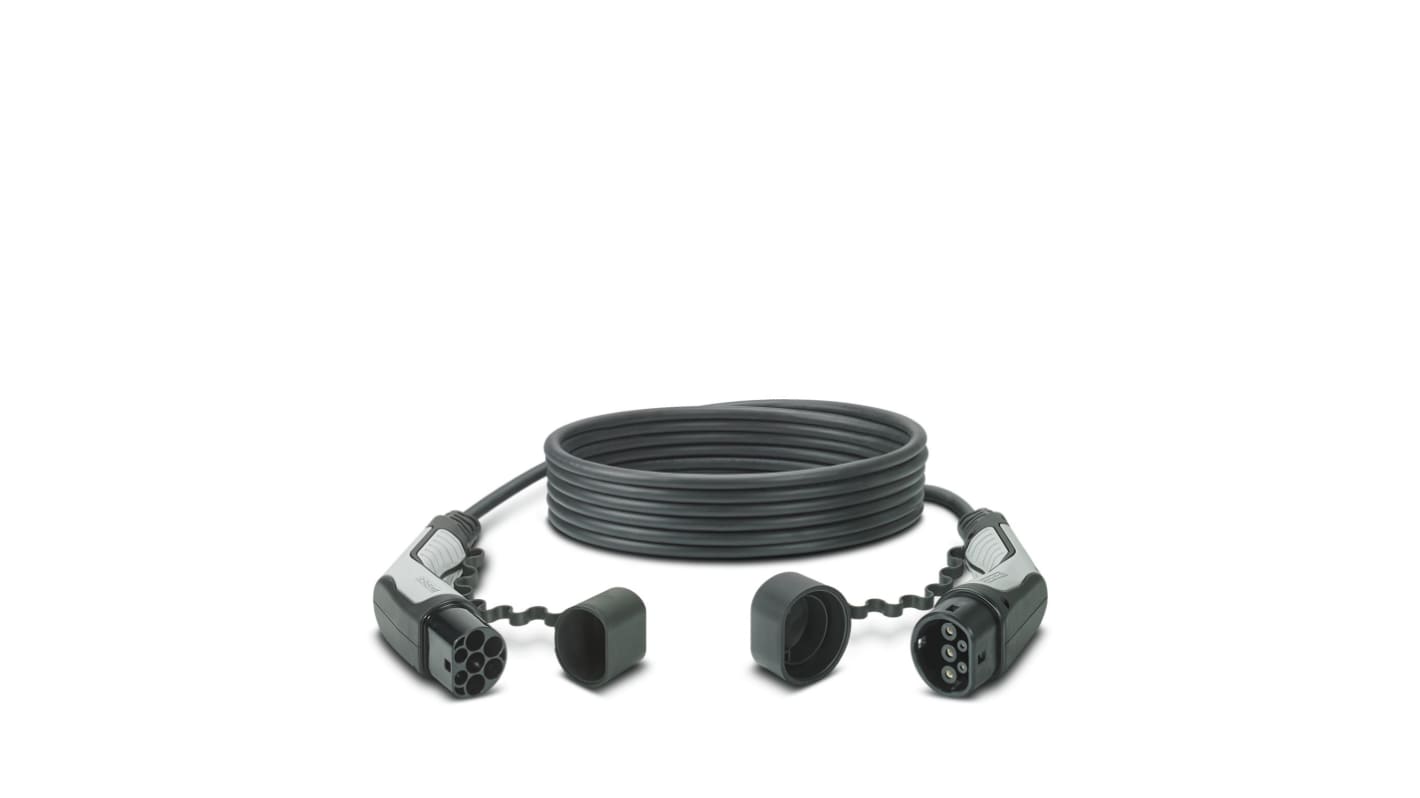 Phoenix Contact 20 A Mode 3, Type 2, EV Charging Cable 6m