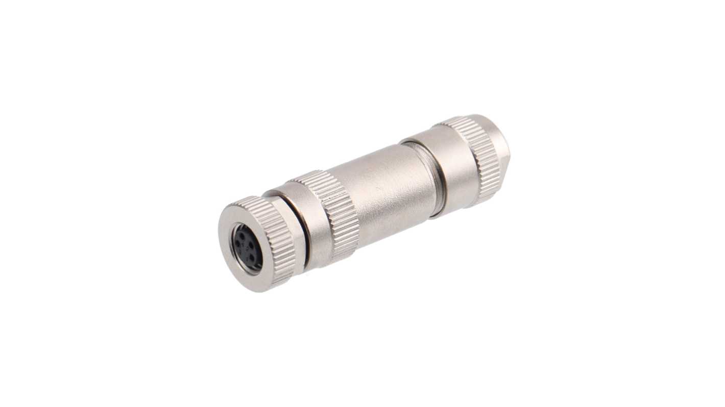 RS PRO Industrial Circular Connectors, 4 Contacts, Cable, M8 Connector, Plug, Female, IP67