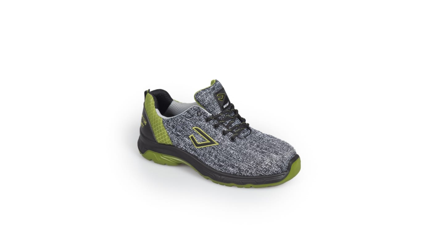 Bicap Eco Grey Unisex Grey Composite Toe Capped Safety Shoes, UK 5, EU 38