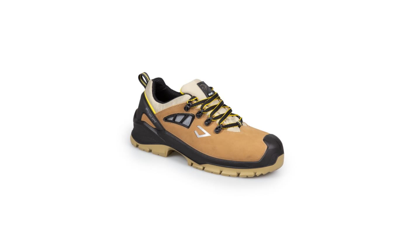 Bicap Jaguar Unisex Brown Composite Toe Capped Safety Shoes, UK 12, EU 47