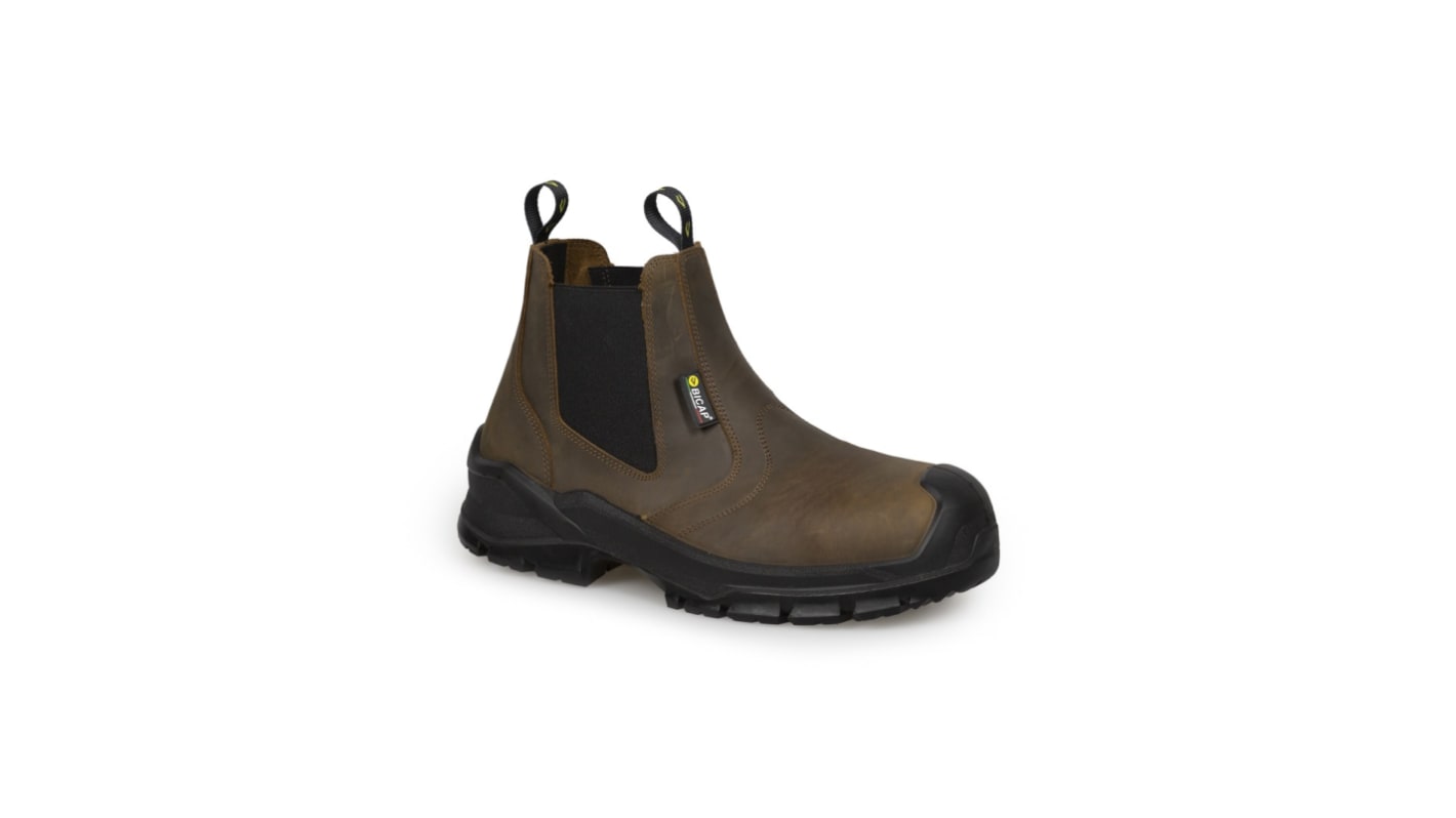 Bicap PS 6221 6 K 4 Unisex Brown Composite Toe Capped Safety Shoes, UK 9, EU 43