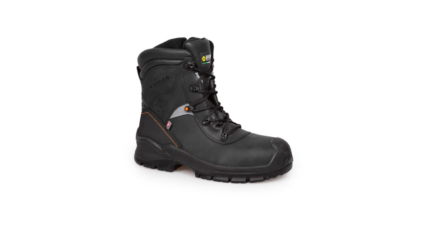 Bicap Marshall Unisex Sicherheitsschuhe Schwarz, mit Zehen-Schutzkappe Verbundmaterial, Größe 40 / UK 6,5