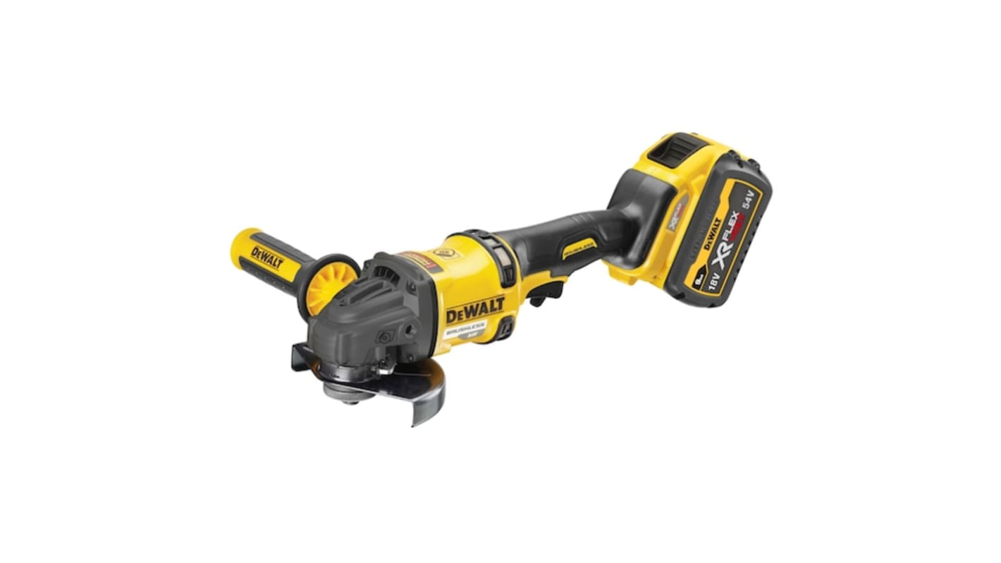 DeWALT DCG418X2-QW 125mm Cordless Angle Grinder, Euro Plug