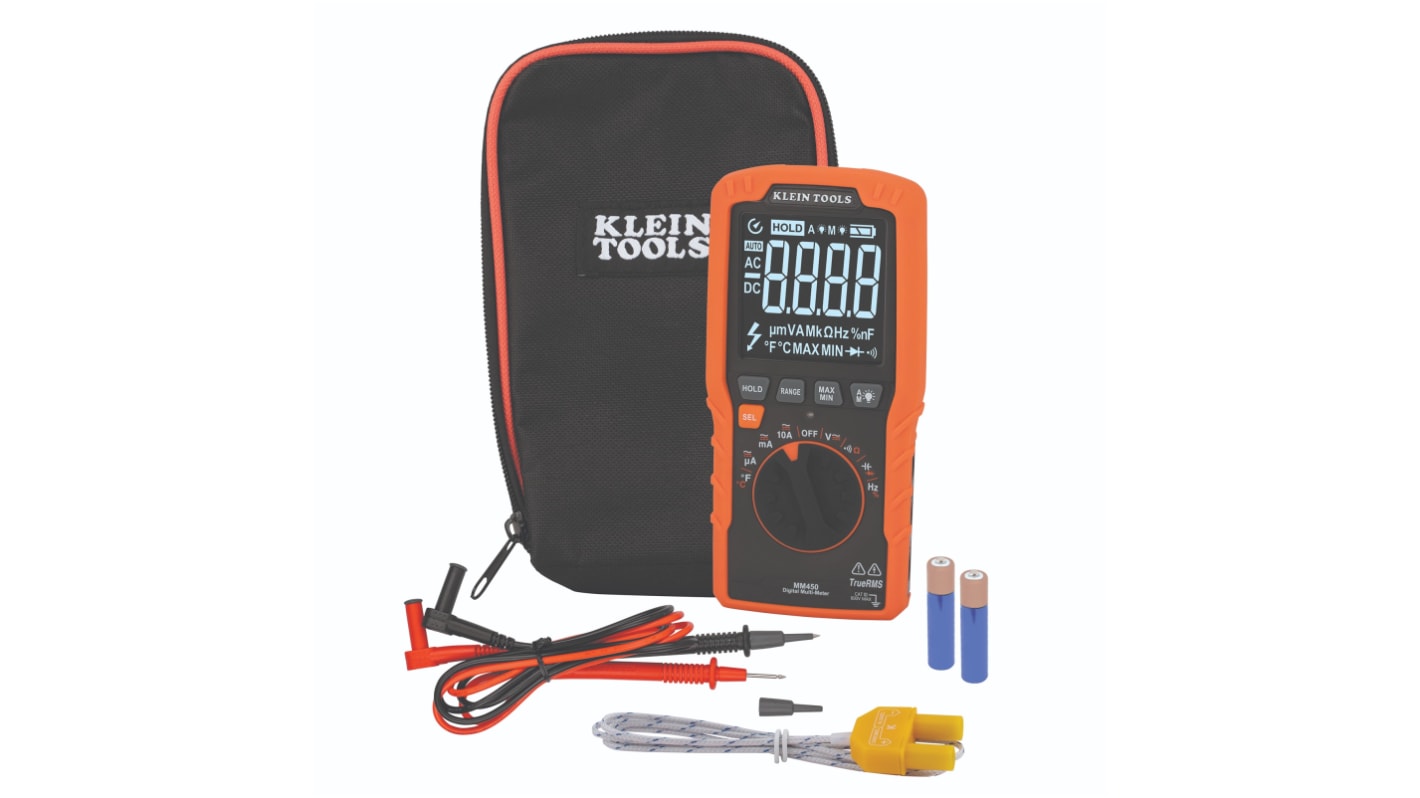 Multimetro Portatile Klein Tools MM450, 600V ca