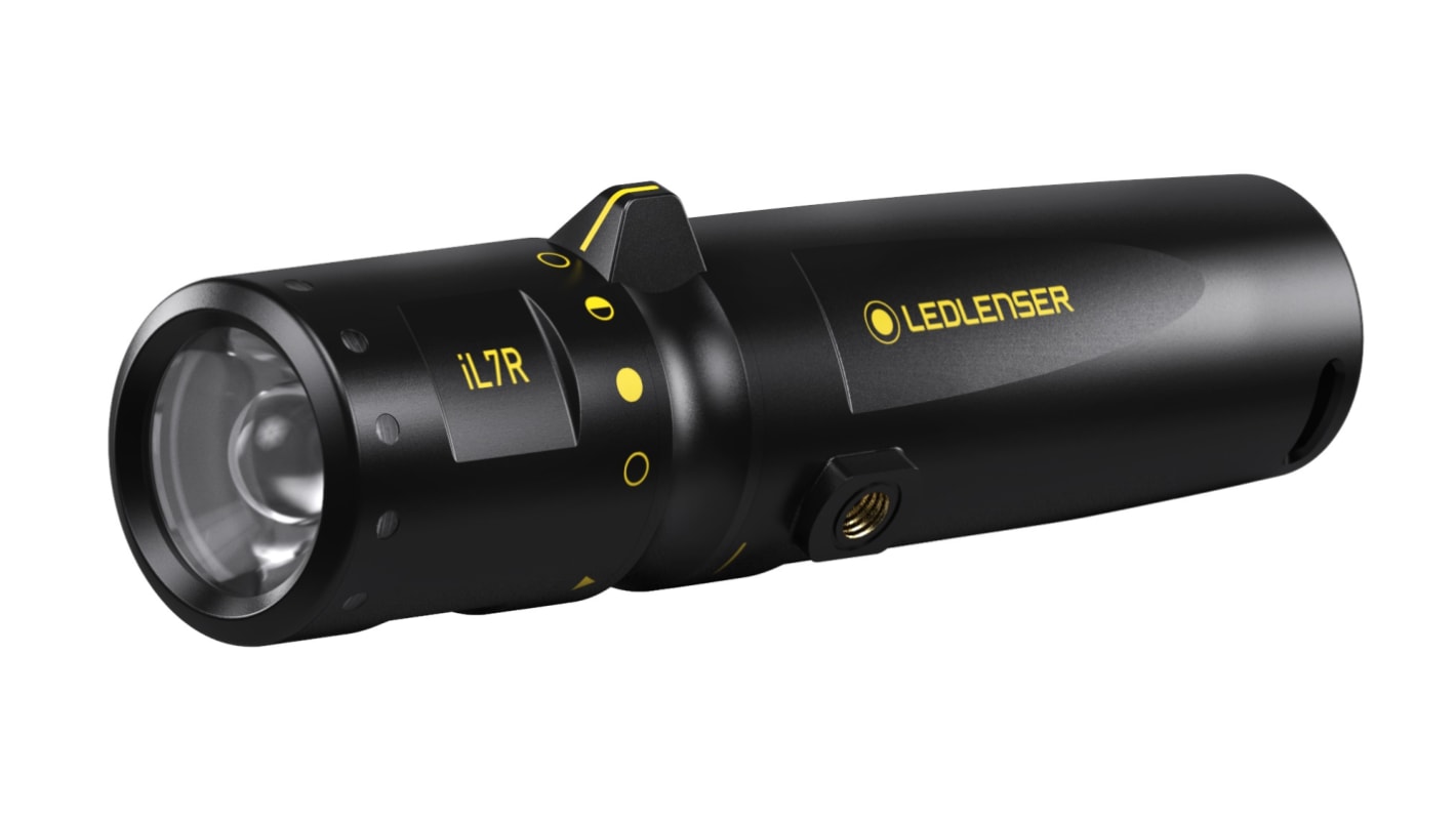 LEDLENSER LED Torch Black - Rechargeable