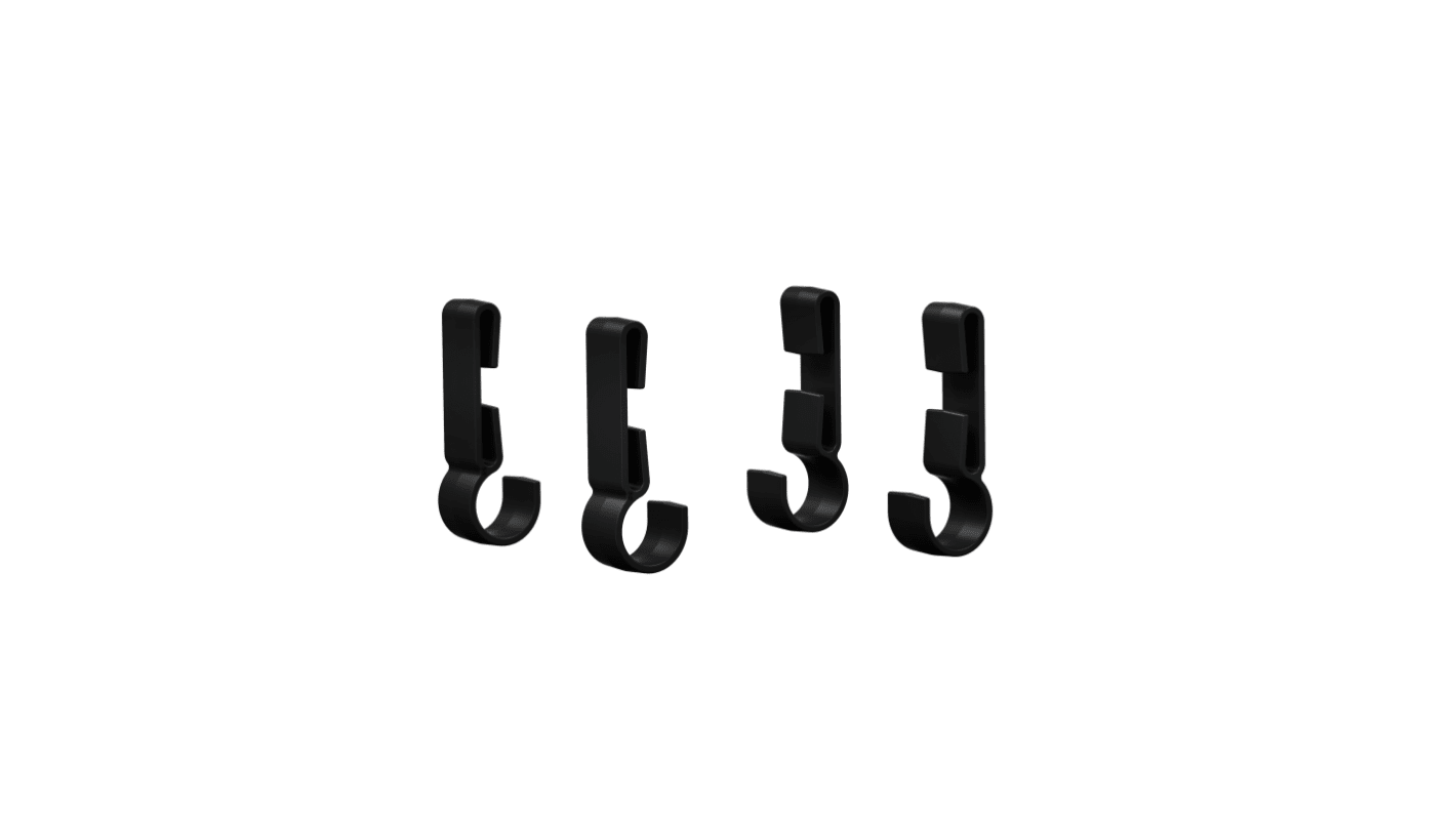 LEDLENSER Black Hard Hat Clip