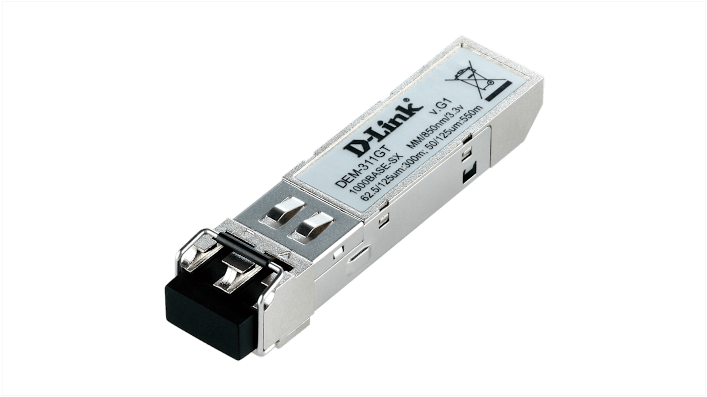 D-Link LC Multi Mode SFP Transceiver Module, Full Duplex, 1250Mbit/s