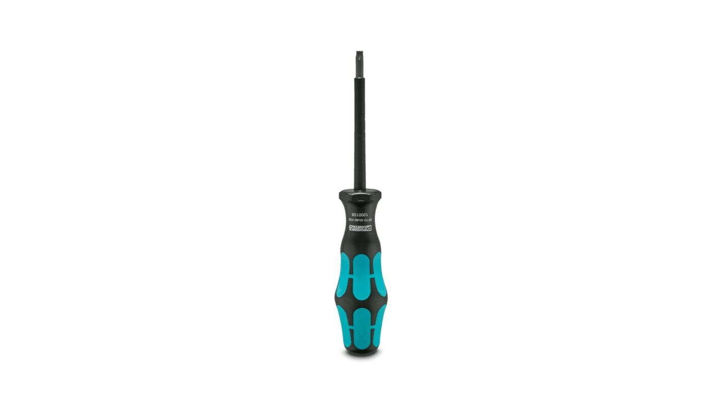 Phoenix Contact Torx Insulated Screwdriver, TX 20 Tip, 80 mm Blade, VDE/1000V, 178 mm Overall