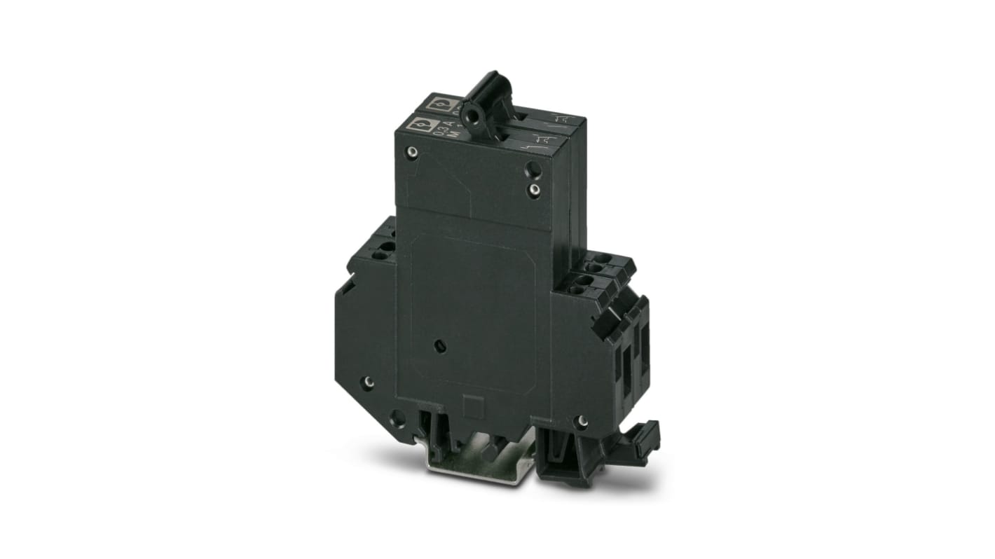 Phoenix Contact Thermal Magnetic Circuit Breaker - TMC 2 Pole 250V ac Voltage Rating DIN Rail, 300mA Current Rating