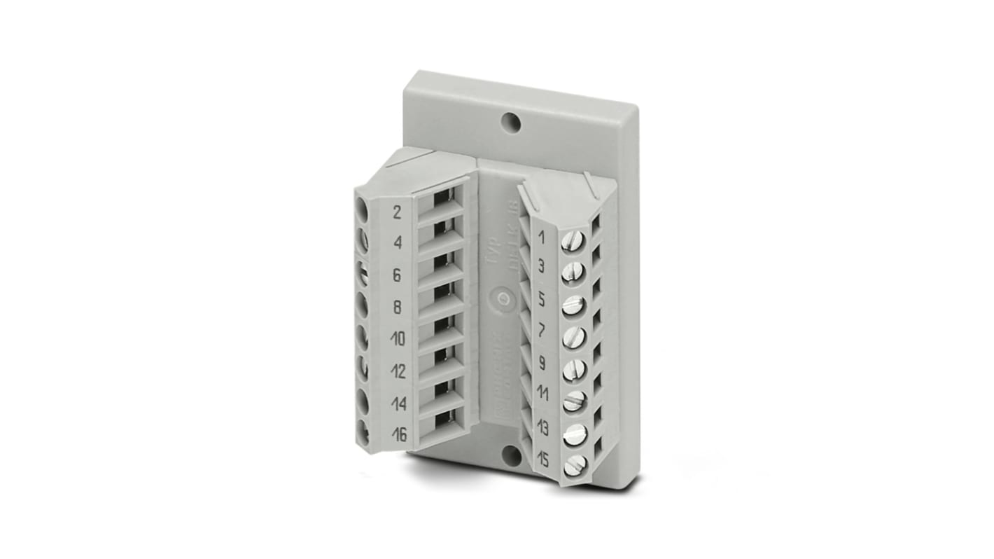 Phoenix Contact VARIOFACE Series 16-Contact Female Interface Module, FLK Connector, Rear Mount, 16A