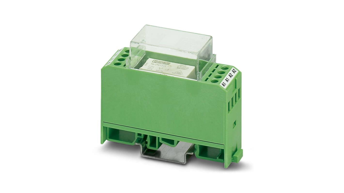 Phoenix Contact EMG Series Relay Module, DIN Rail Mount, 24V Coil, SPDT, 50mA Load