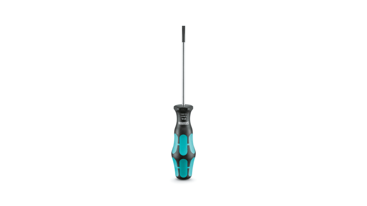 Phoenix Contact Straight  Screwdriver, 0.8 x 4.0 mm Tip, 100 mm Blade, 198 mm Overall