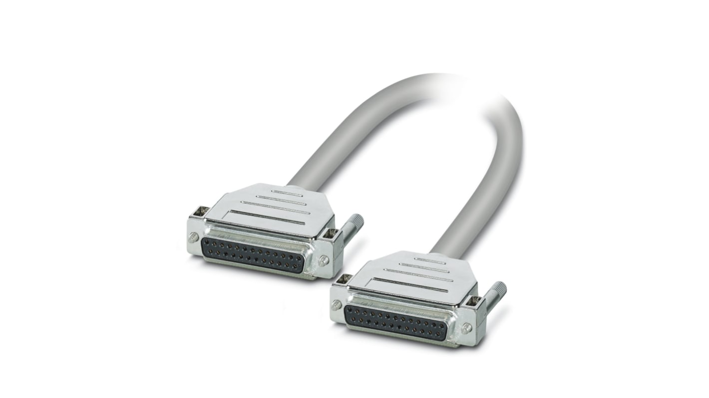 Phoenix Contact D-Sub D-Sub Cable, 1m PVC