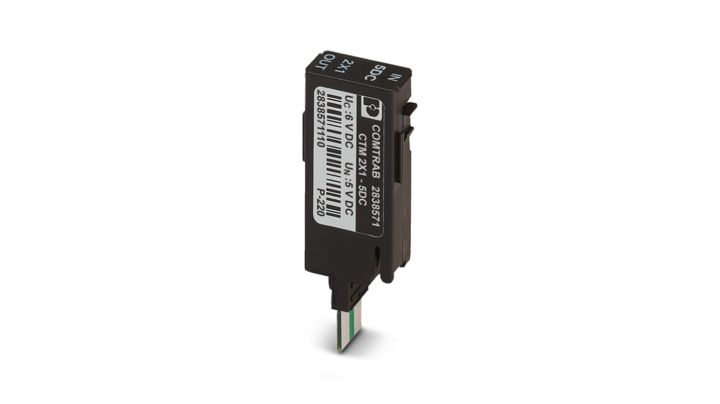 Phoenix Contact, CTM Surge Protection Plug 5 VDC Maximum Voltage Rating