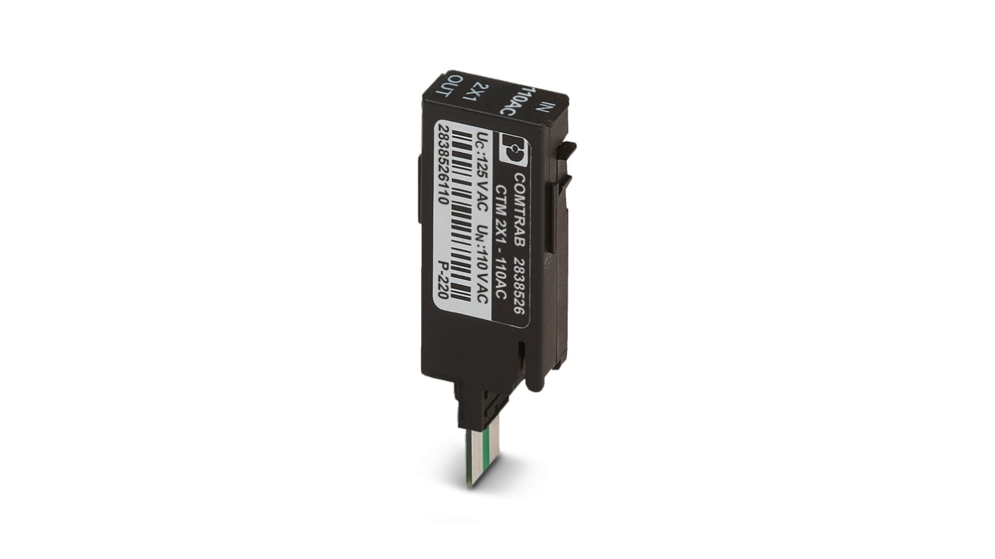 Phoenix Contact, CTM Surge Protection Plug 110 VDC Maximum Voltage Rating
