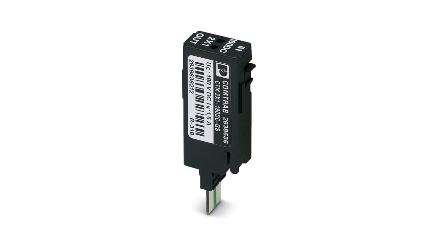 Phoenix Contact, CTM Surge Protection Plug 180 VDC Maximum Voltage Rating