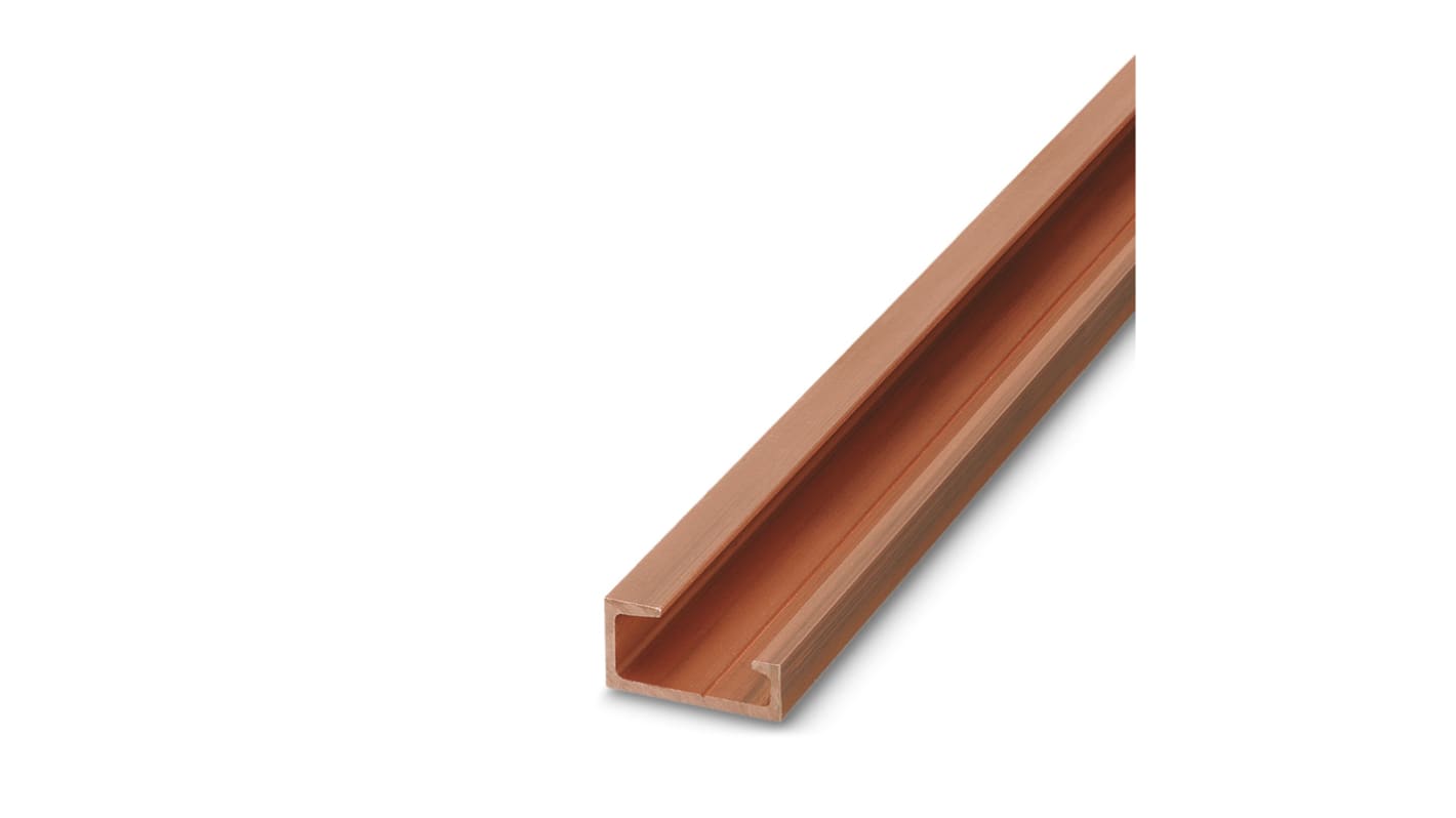 Phoenix Contact Copper Unperforated DIN Rail, 2000mm x 32mm x 2000mm
