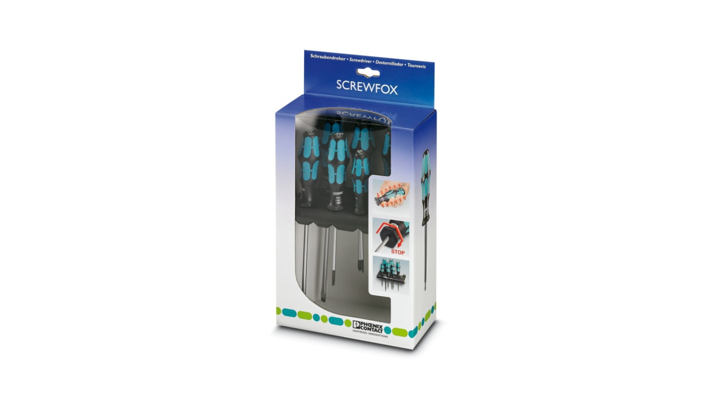 Phoenix Contact Tool Set 6 Pieces, Pozidriv
