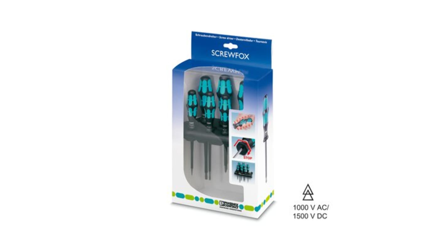 Phoenix Contact Tool Set 6 Pieces, Pozidriv