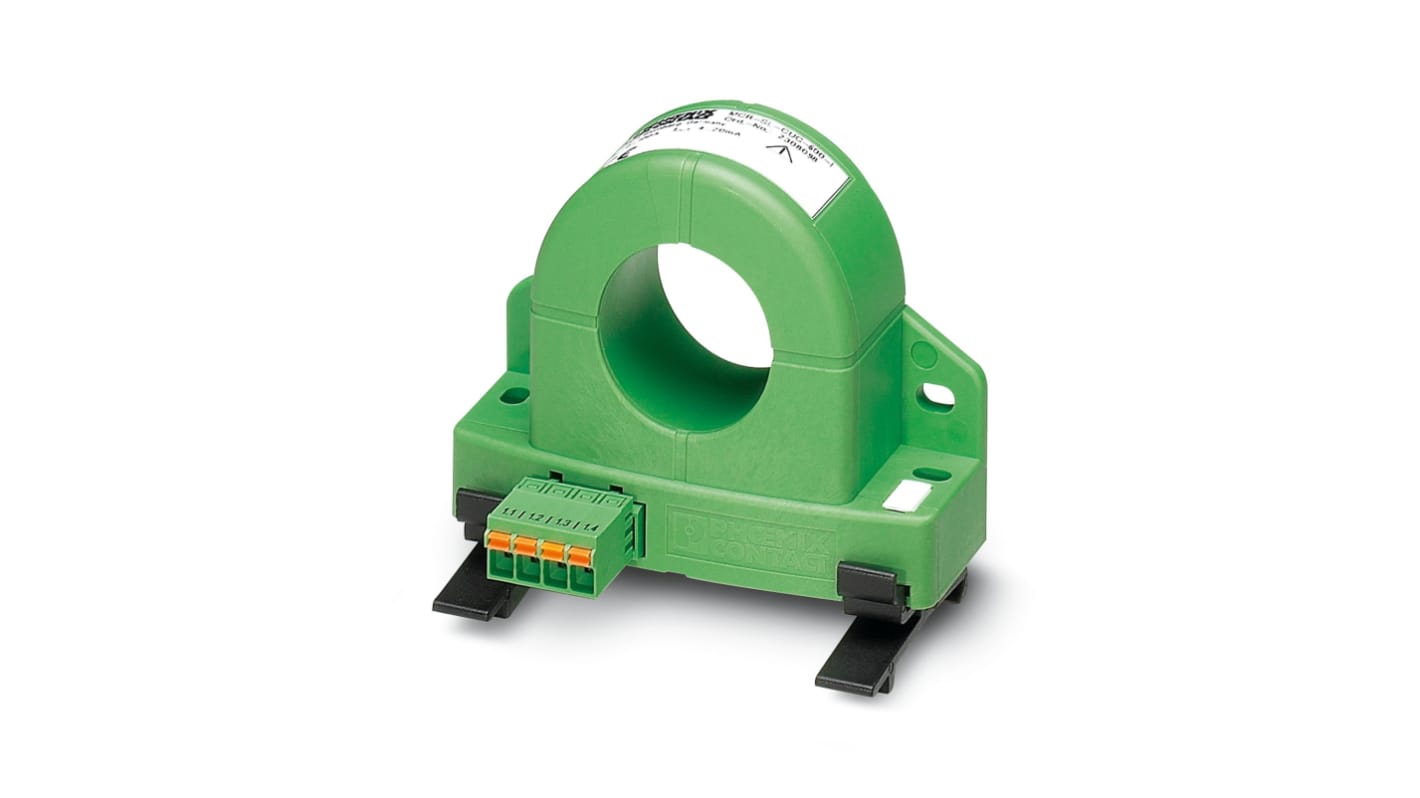 Phoenix Contact MCR-SL-CUC-600-I Series DIN Rail Mounted Current Transducer, 0 → 600A Input, 4 → 20 mA
