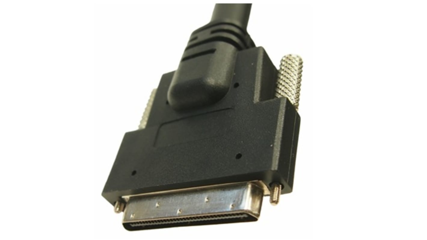 RS PRO Male 68 Pin Straight VHDCI Connector, Cable