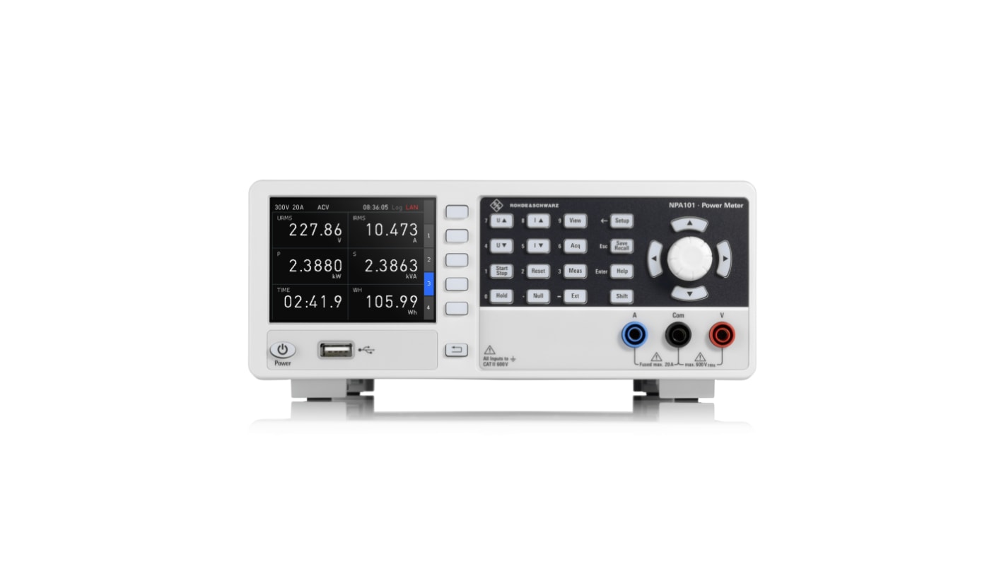 Analizzatore di potenza c.c. Rohde & Schwarz R&S NPA101, 1 fase, 600V max