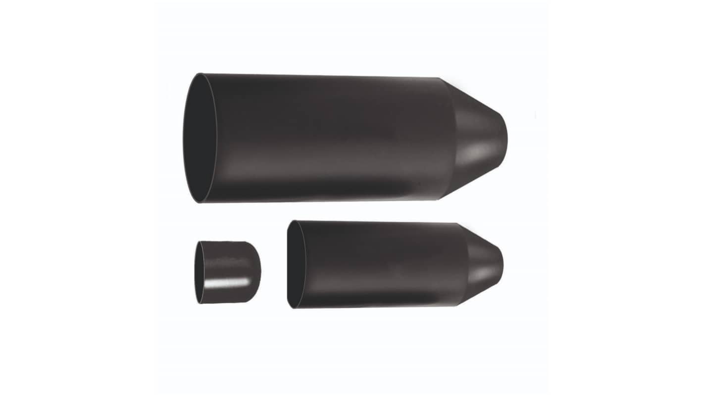 Tubazione termoretraibile a caldo RS PRO Ø 23mm, col. Nero, restringimento 2:1, 3:1, L. 85mm, adesiva