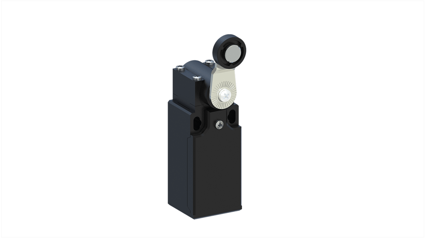 RS PRO Roller Lever Limit Switch, 1NO/1NC, IP65, Thermoplastic Housing, 400V ac Max, 10A Max