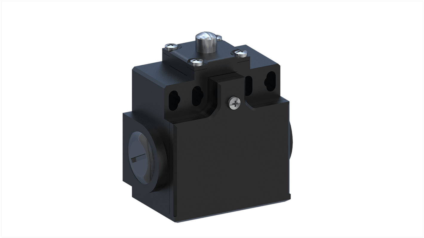 RS PRO Plunger Limit Switch, 1NO/1NC, IP67, Thermoplastic Housing, 400V ac Max, 10A Max