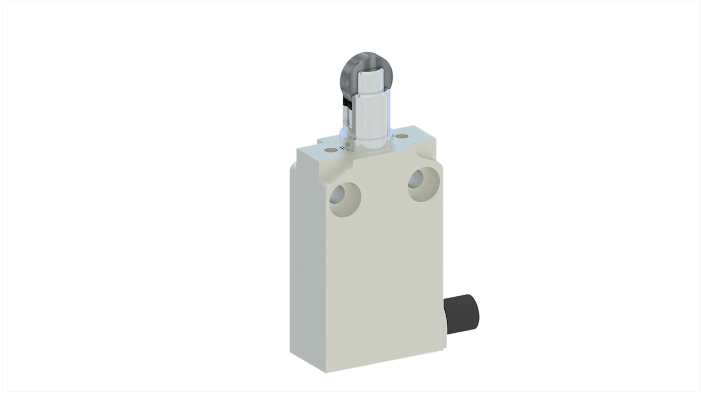RS PRO Roller Plunger Limit Switch, 2NO+2NC, IP67, Zamak Zinc Alloy Housing, 240V ac Max, 4A Max