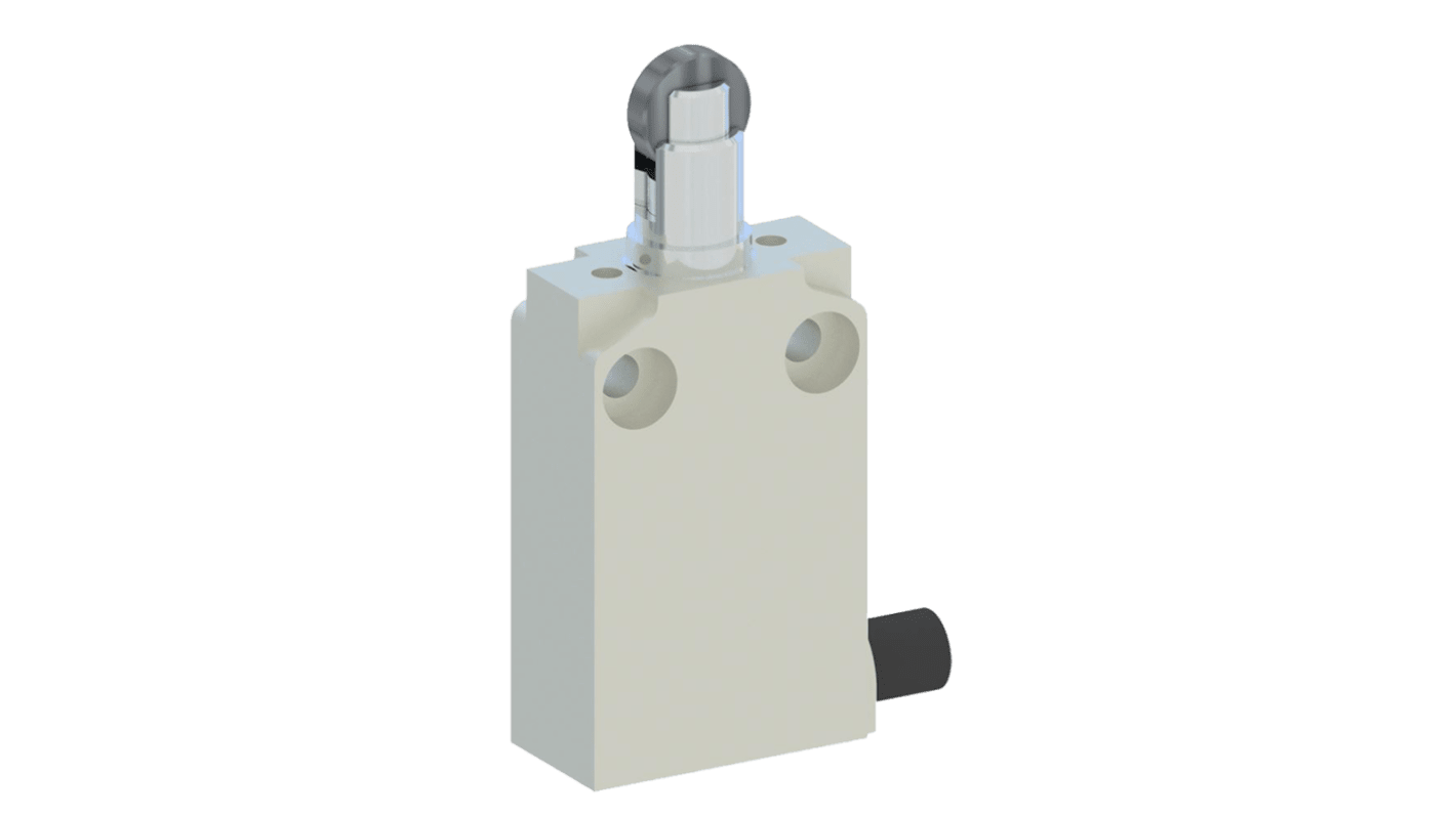 RS PRO Roller Plunger Limit Switch, 2NO+2NC, IP67, Zamak Zinc Alloy Housing, 240V ac Max, 4A Max