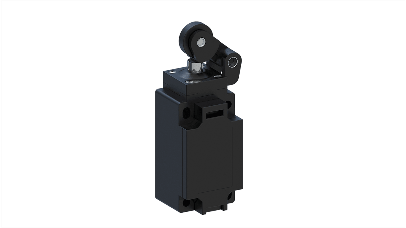 RS PRO Roller Lever Limit Switch, 1NO/1NC, IP66, Thermoplastic Housing, 400V ac Max, 10A Max