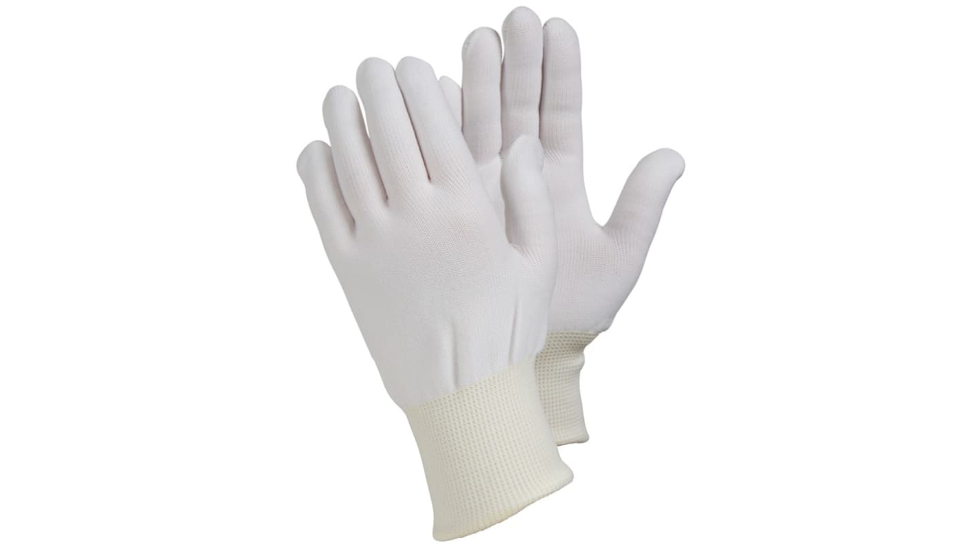Tegera TEGERA White Nylon Dry Environment Work Gloves, Size 7