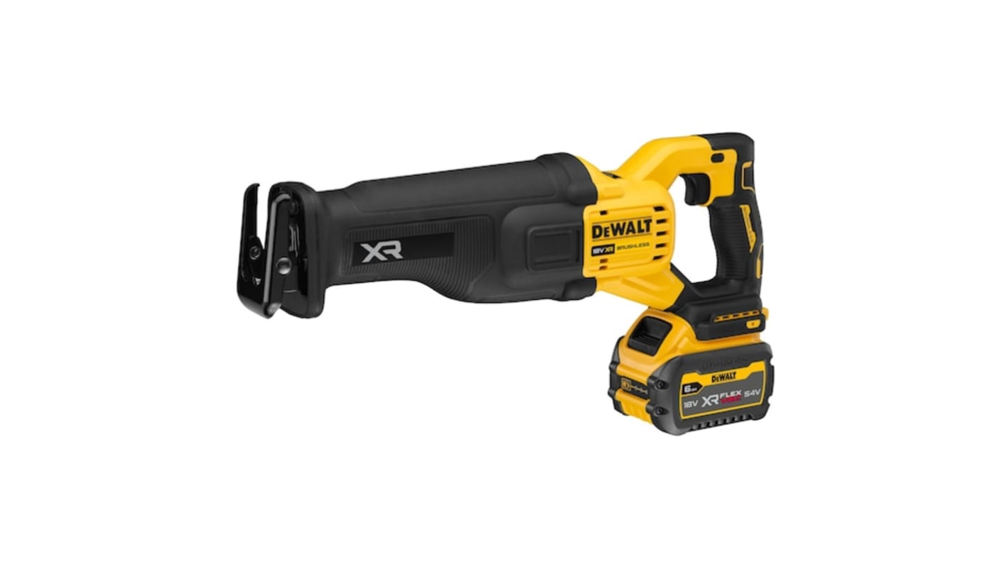DeWALT DCS386T1-QW Akku Bürstenlos Säbelsäge, Schnitttiefe 160 mm