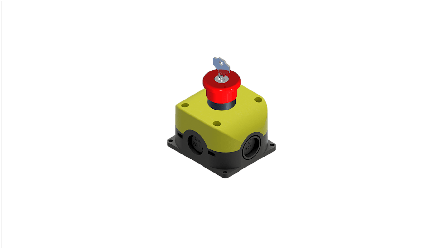 RS PRO 非常停止用押釦スイッチ 2 NC