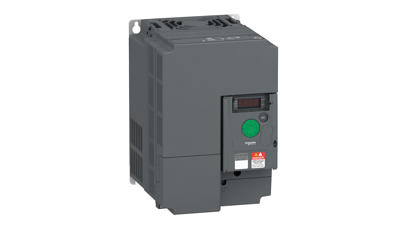 Schneider Electric Inverter Drive, 241.2 W, 3 Phase, 380 → 460 V, 2 A, ATV Series