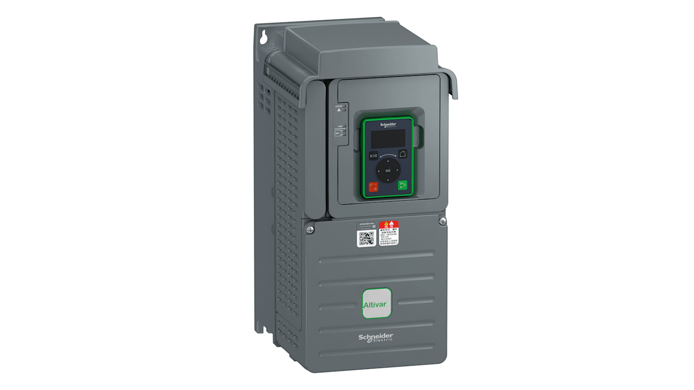 Schneider Electric Inverter Drive, 408 W, 3 Phase, 380 → 460 V, 3 A, ATV Series
