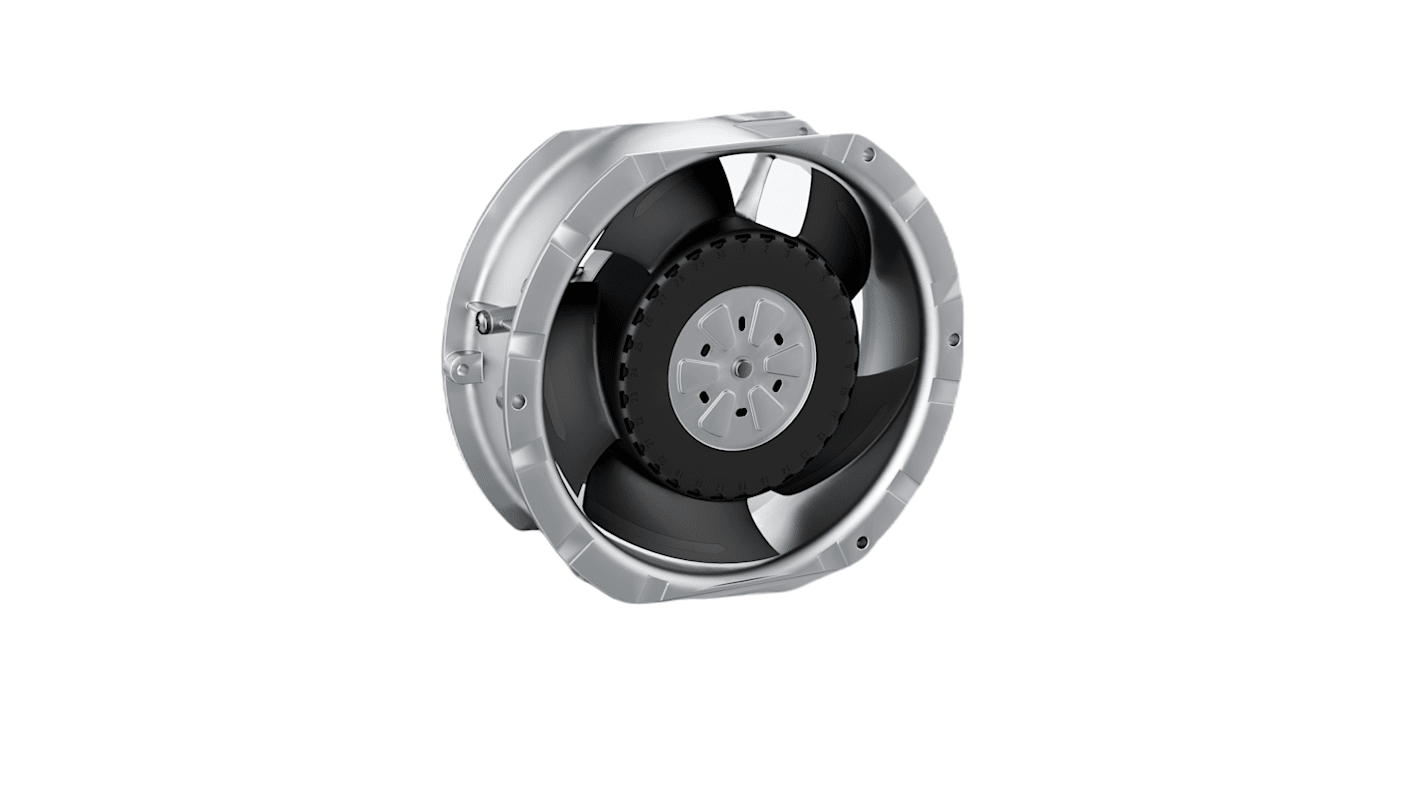 ebm-papst Axial Fan, 24 V dc, AC/DC Operation, 530m³/h, 58W, 20mA Max, 172 x 150 x 51mm