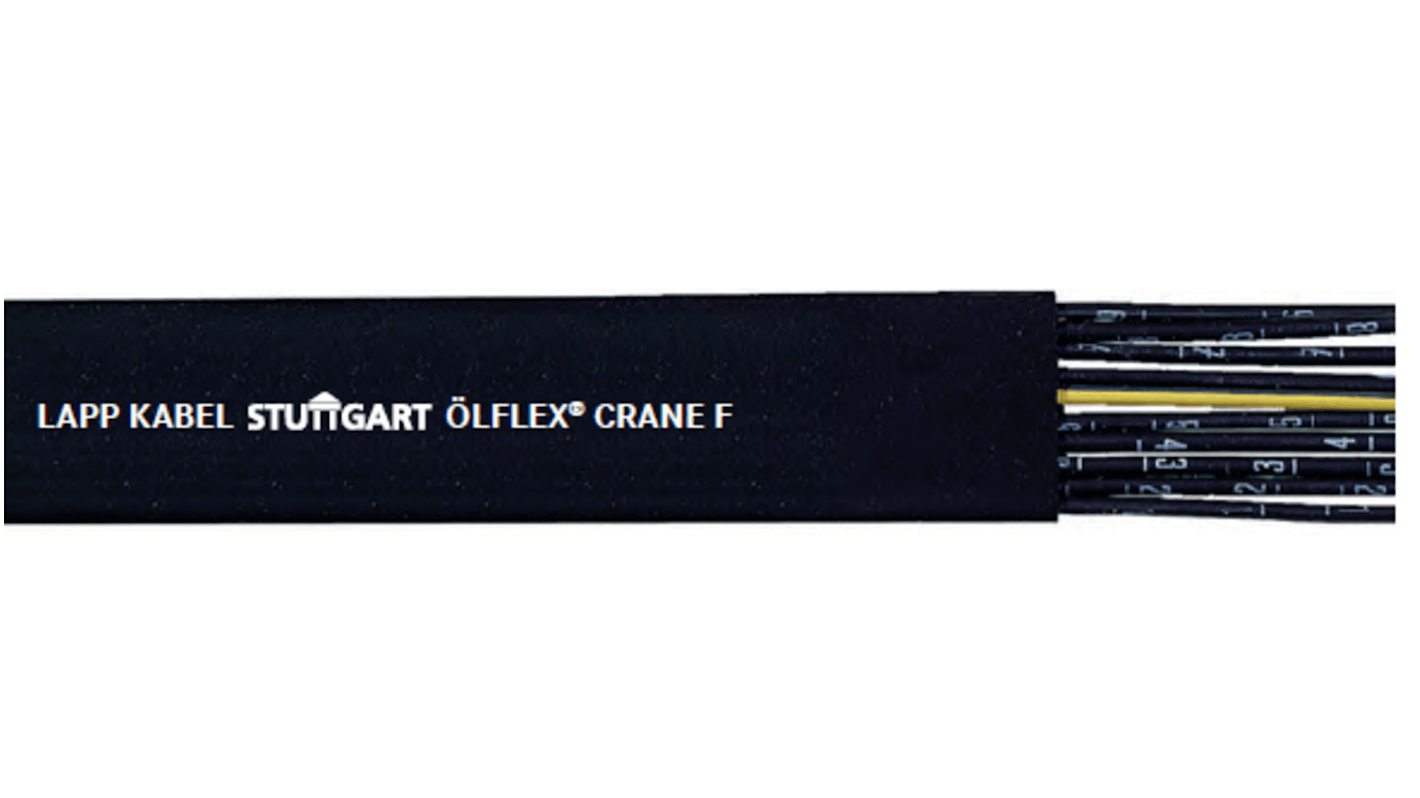 Cable Lapp ÖLFLEX CRANE F de 12 núcleos, 1,5 mm², Ø ext. 47mm, long. 50m, 500 V, Pirorretardante, funda de Caucho