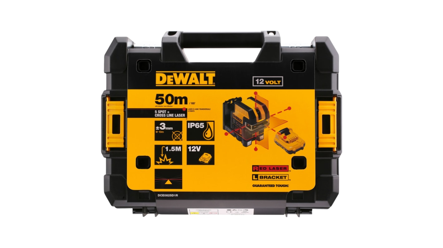 DeWALT DCE0825D1R-QW Red Rotary Laser