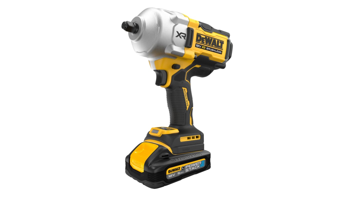 Llave de impacto eléctrica DeWALT a batería DCF961H2G-QW 5Ah, 1/2 pulg., par máx. 2373Nm