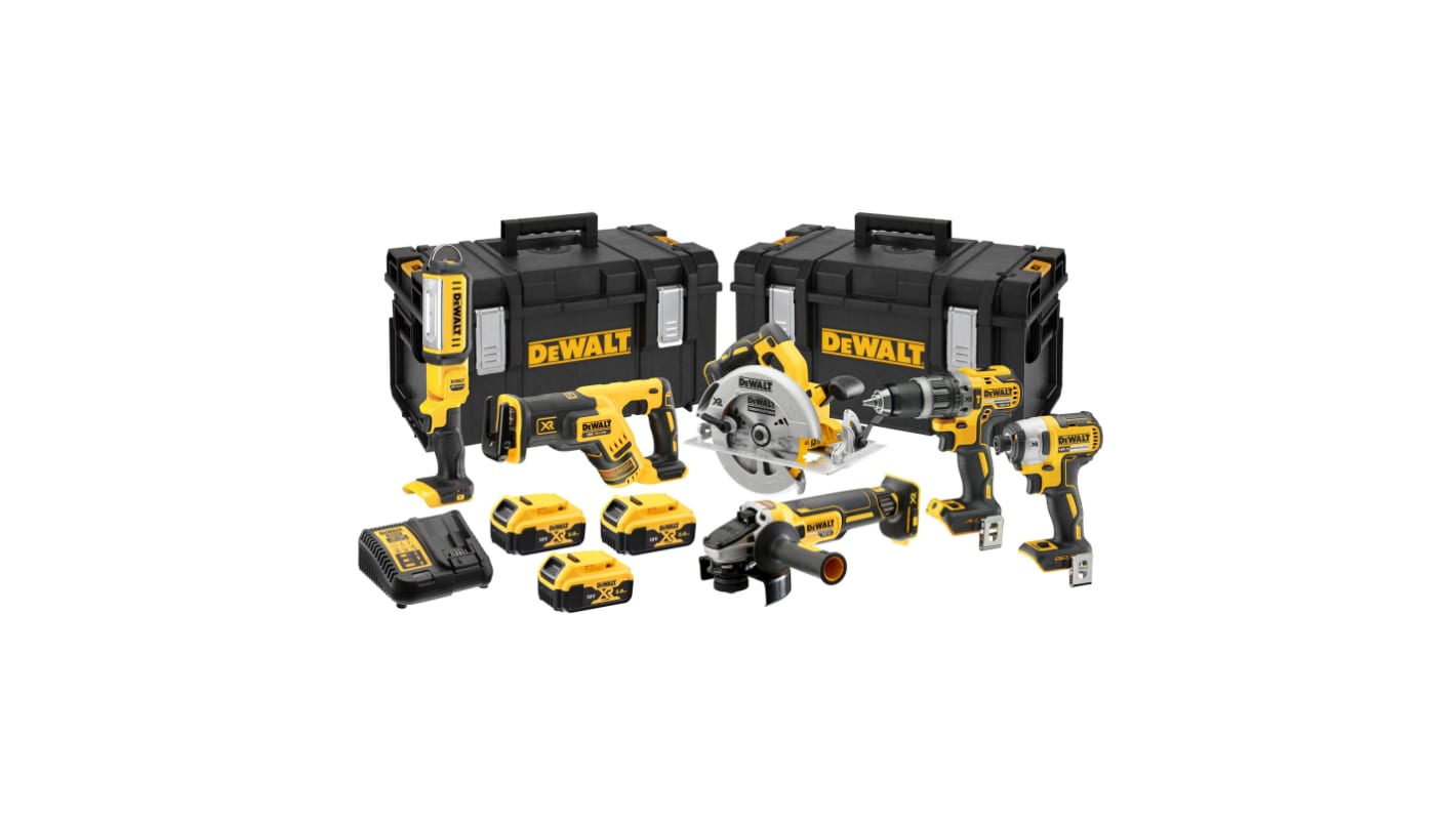 Kit de herramientas eléctricas DeWALT a batería, DCK623P3-QW