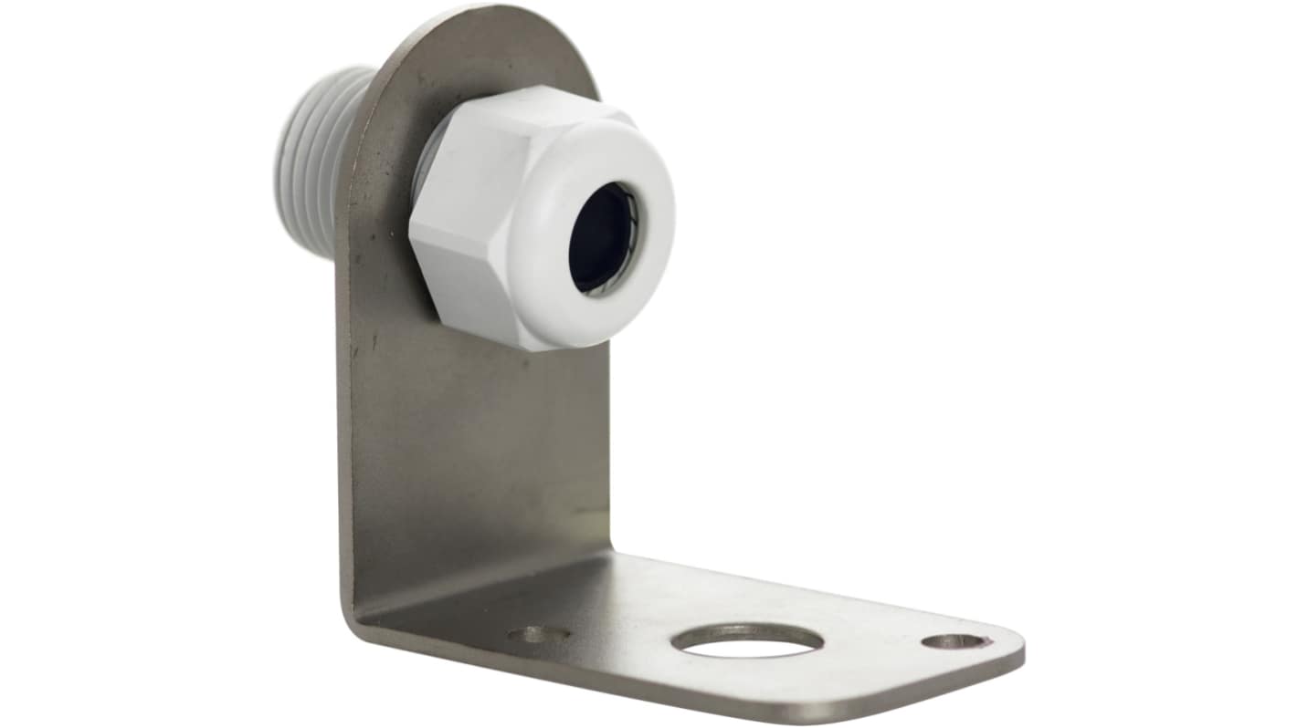 RS PRO Monteringsbeslag Sort/grå, til brug med 50 mm og 70 mm signaltårne
