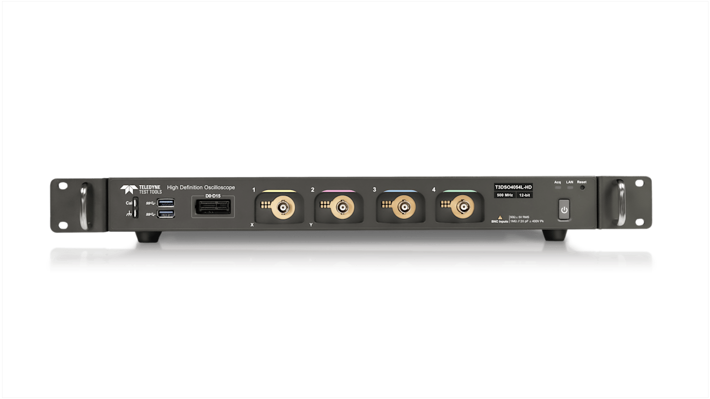 Teledyne LeCroy T3DSO4000L-HD Series, 500MHz Bench Oscilloscope, 4 Analogue Channels, 16 Digital Channels