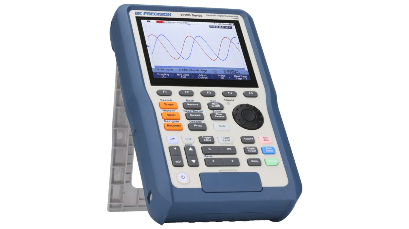 Oscilloscopio digitale Palmare BK Precision, 2 ch. analogici, 100MHz, Cert. LAT