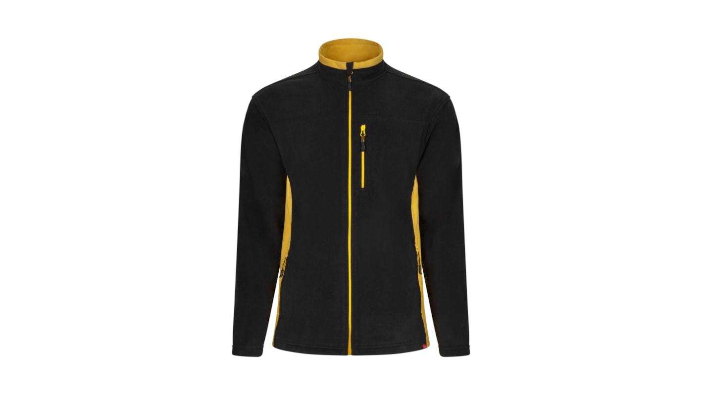 Velilla 201504 Black/Yellow Fleece Jacket XS
