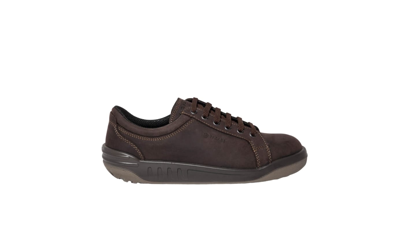 Parade Juna Unisex Brown Steel Toe Capped Safety Shoes, UK 12, EU 47