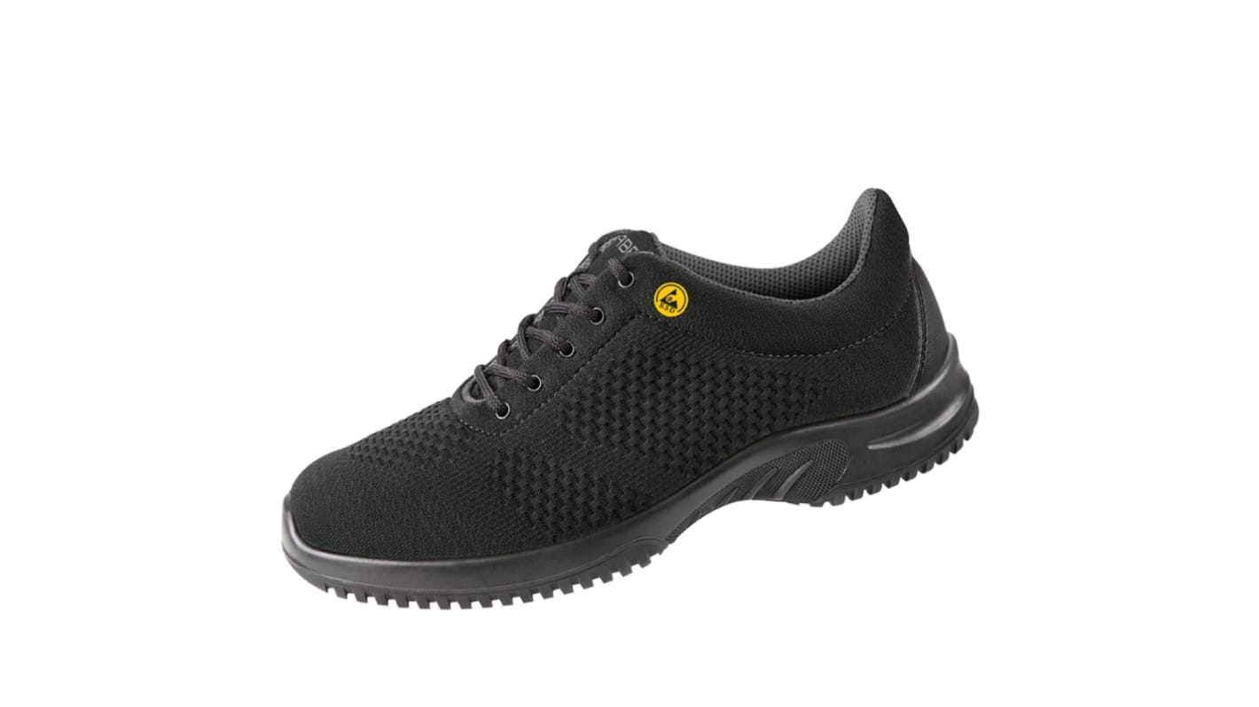 Abeba 31676 Unisex Sicherheitsschuhe Schwarz, mit Zehen-Schutzkappe Stahl, Größe 40 / UK 5,5